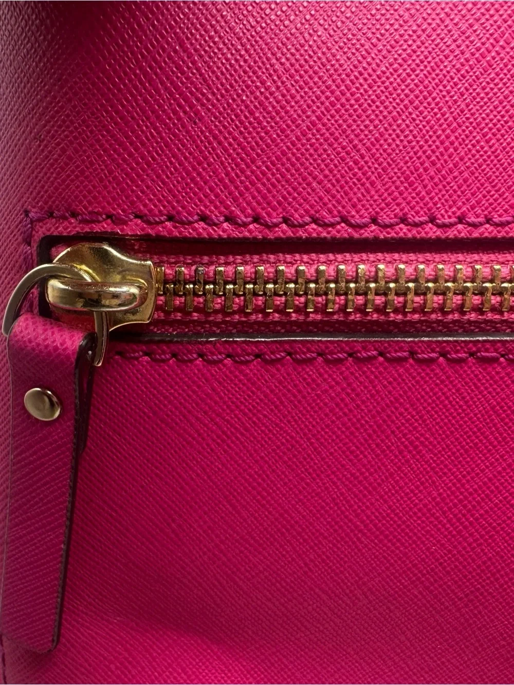 kate spade Hot Pink Crossbody with Gold Hardware